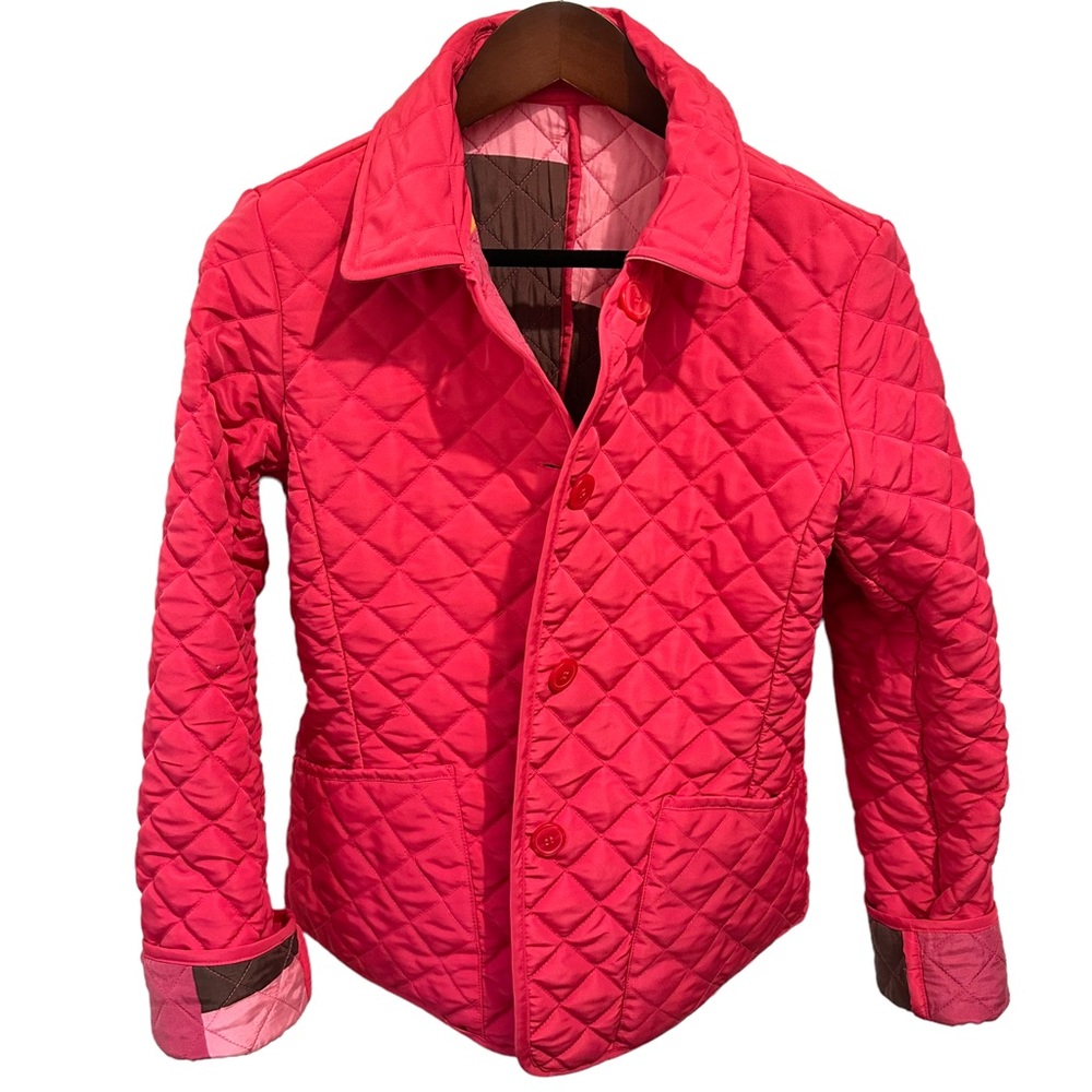 Reversible Quilted Patchwork Jacket S - image 5